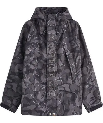 A Bathing Ape Men's Laminated Camo Snowboard Jacket