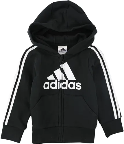 Adidas Boys Classic Cotton Fleece Hoodie Sweatshirt