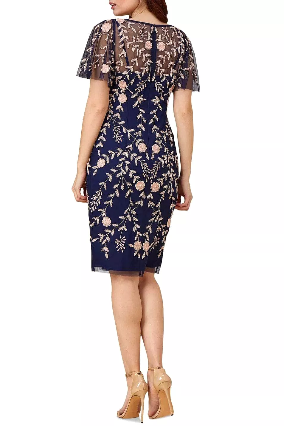 Adrianna Papell AP1E205858 - Sequin Embroidered Dress