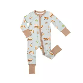 Angel Dear - Covered Wagon Zipper Romper