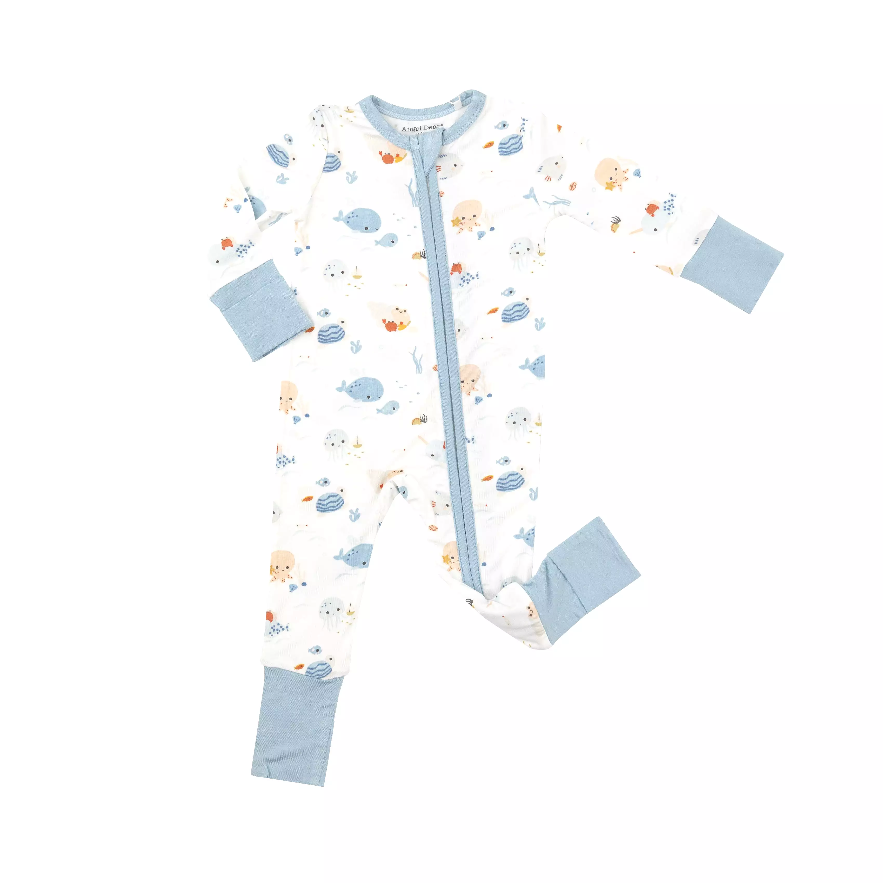 Angel Dear - Cute Ocean Zipper Romper