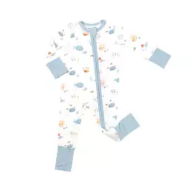 Angel Dear - Cute Ocean Zipper Romper