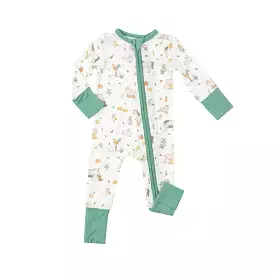 Angel Dear - Farm Babies Zipper Romper