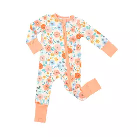 Angel Dear - Flower Cart Zipper Romper