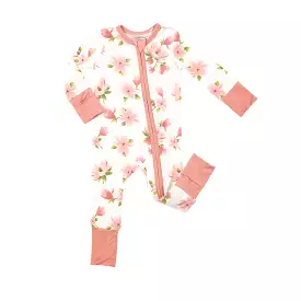 Angel Dear - Sweet Magnolias Zipper Romper