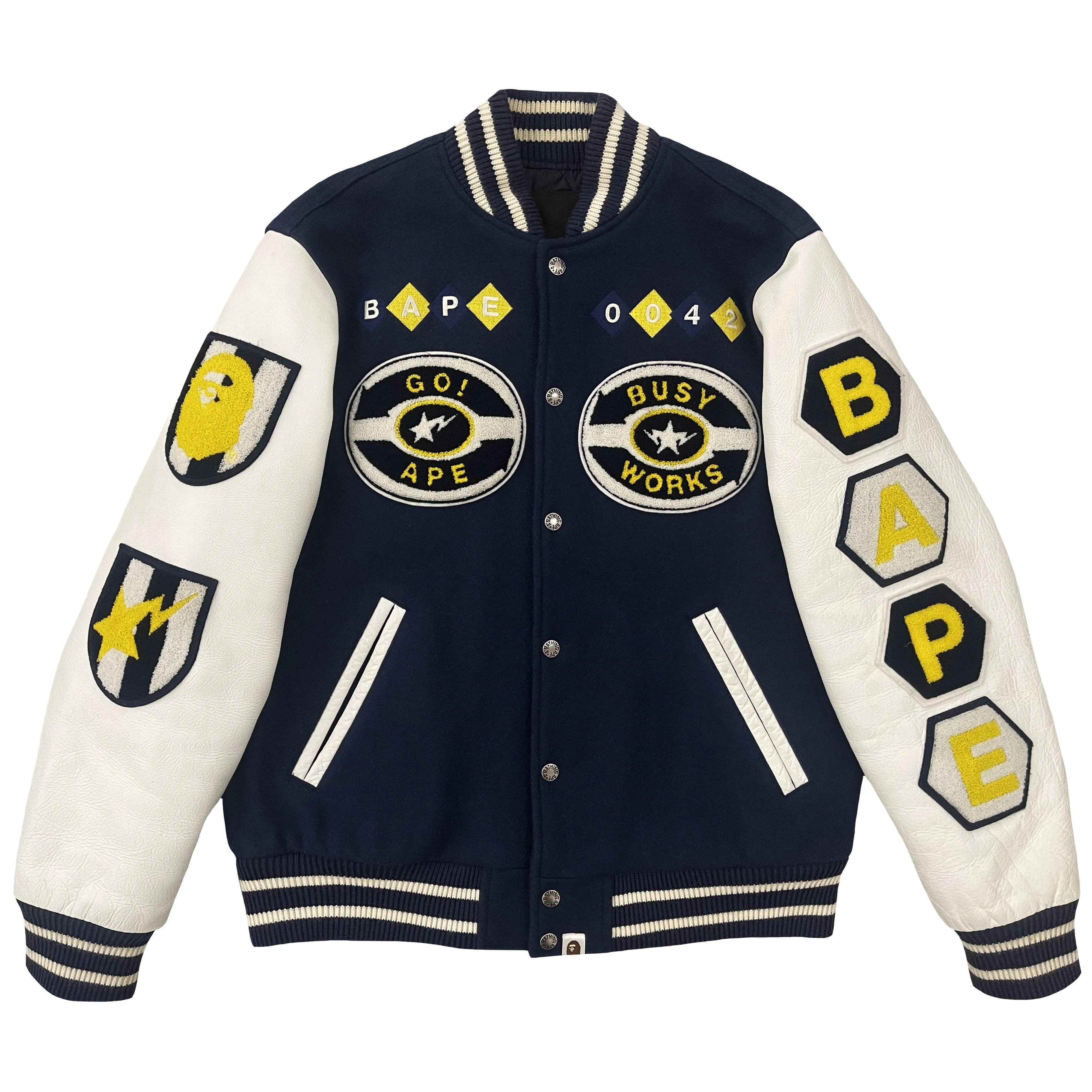 Bape Busy Works 07 Varsity Jacket