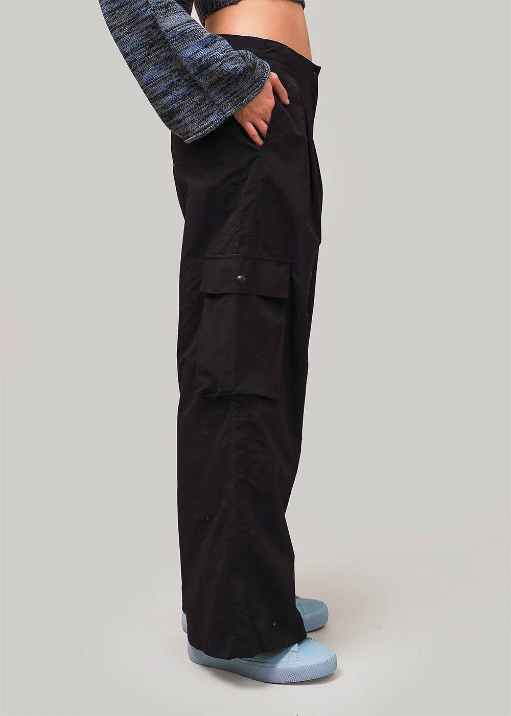 Black Identity Cargo Pants