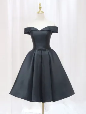 Black Short 50s Style Vintage Homecoming Dress Bridesmaid Dresses