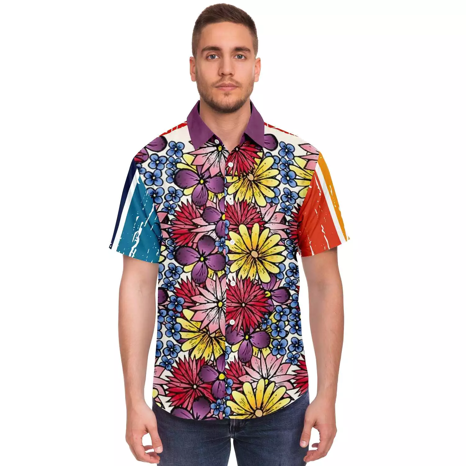 Blossom Hill Short Sleeve Button Down Shirt