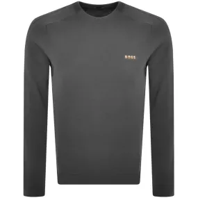 BOSS Rinos Knit Jumper Grey