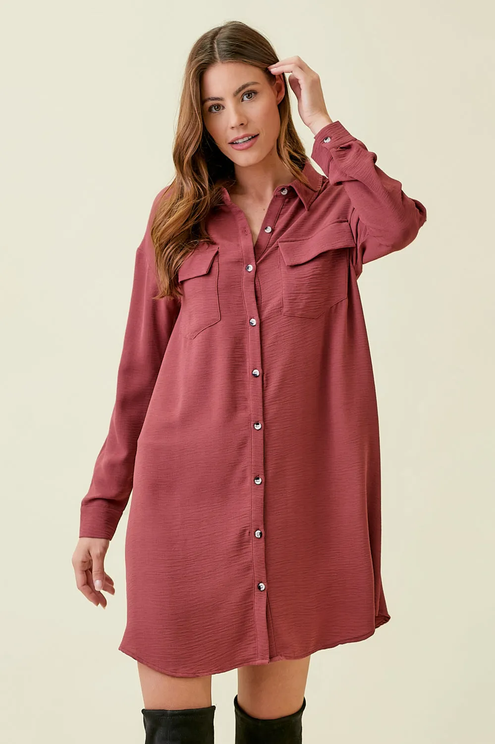 Button Down Shirt Dress