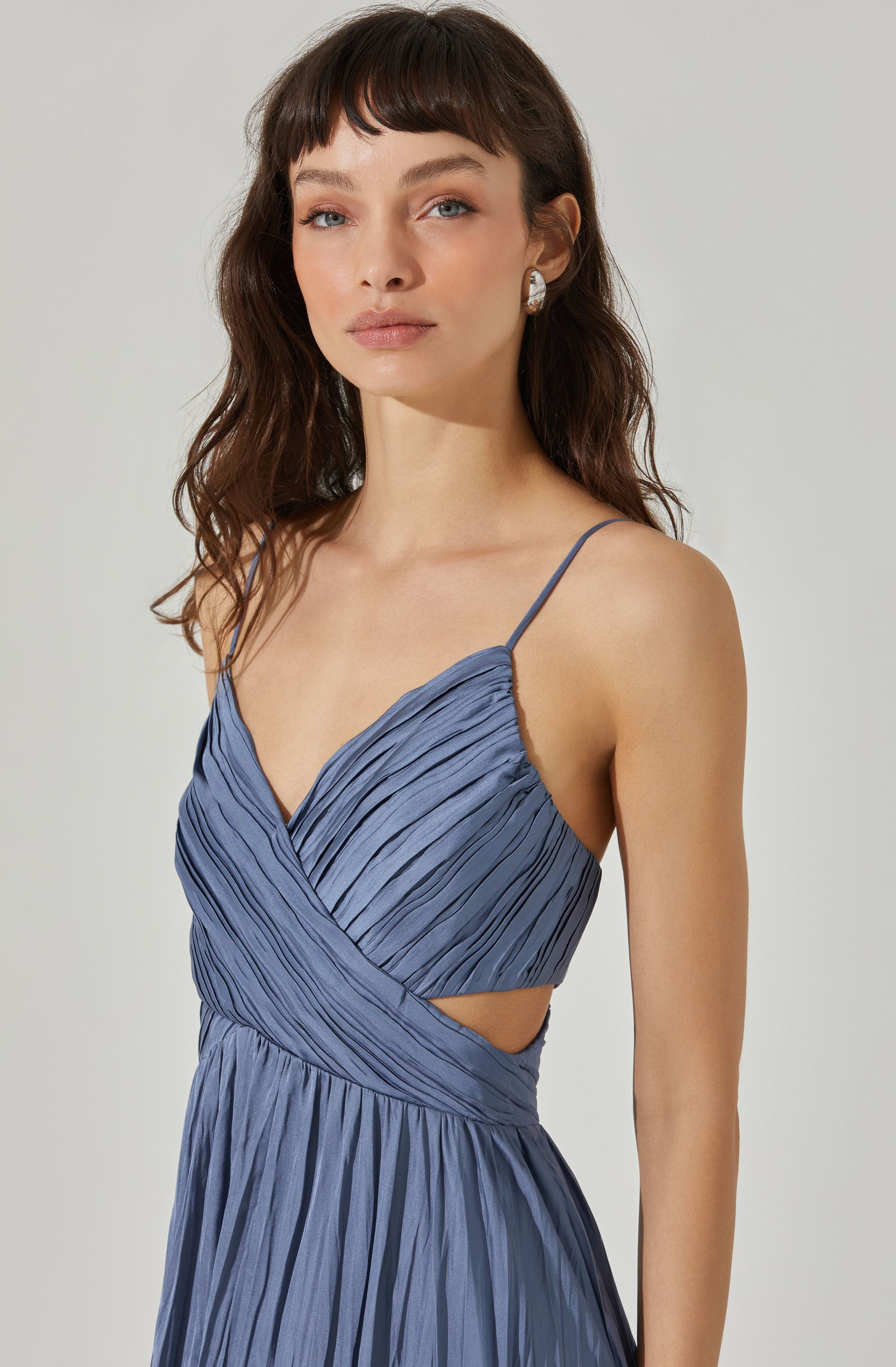 Capitola Pleated Midi Dress