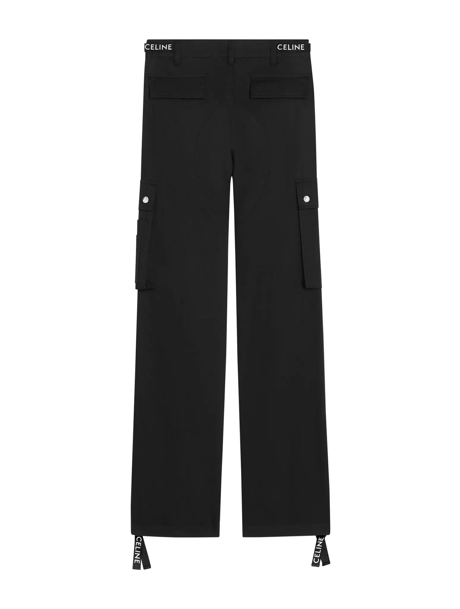 CELINE CARGO PANTS IN COTTON LINEN