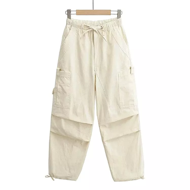 Chaoren Parachute Cargo Pants Loose Sports