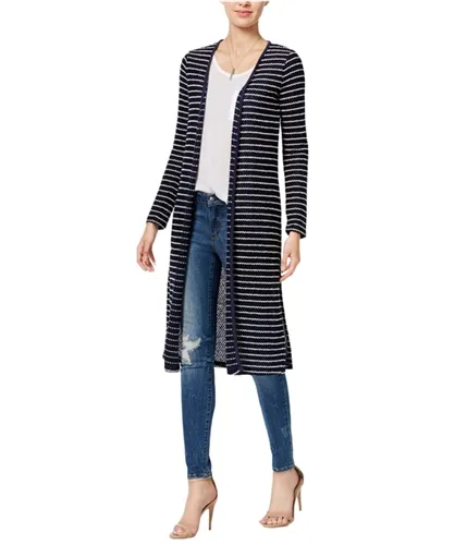 Chelsea Sky Womens Maxi Cardigan Sweater