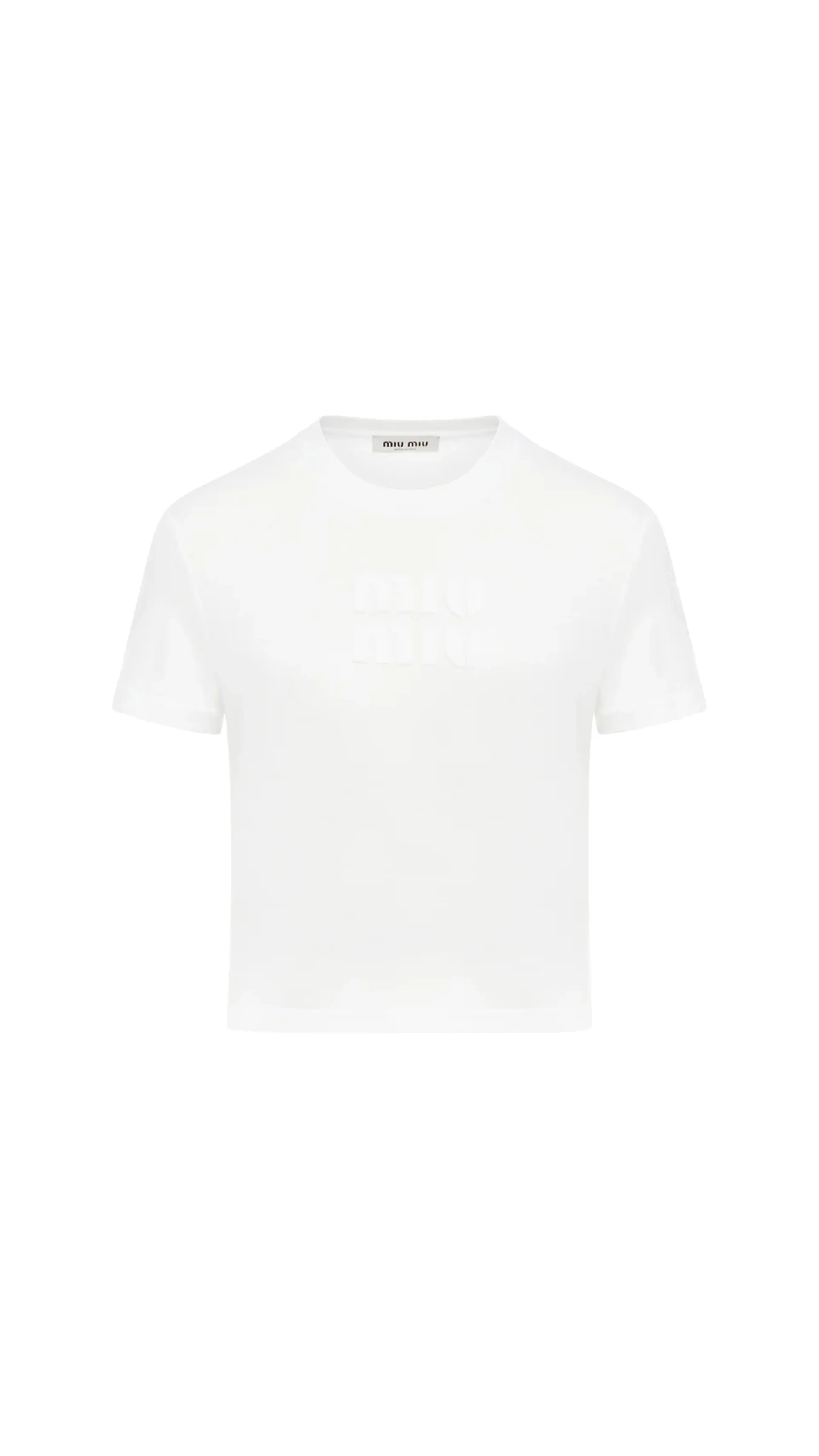 Cotton Logo Patch T-shirt - White