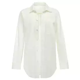 Cream Long Sleeve Button Down Shirt