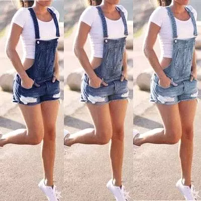 Denim Bib Overalls Jeans Shorts Jumpsuits Rompers