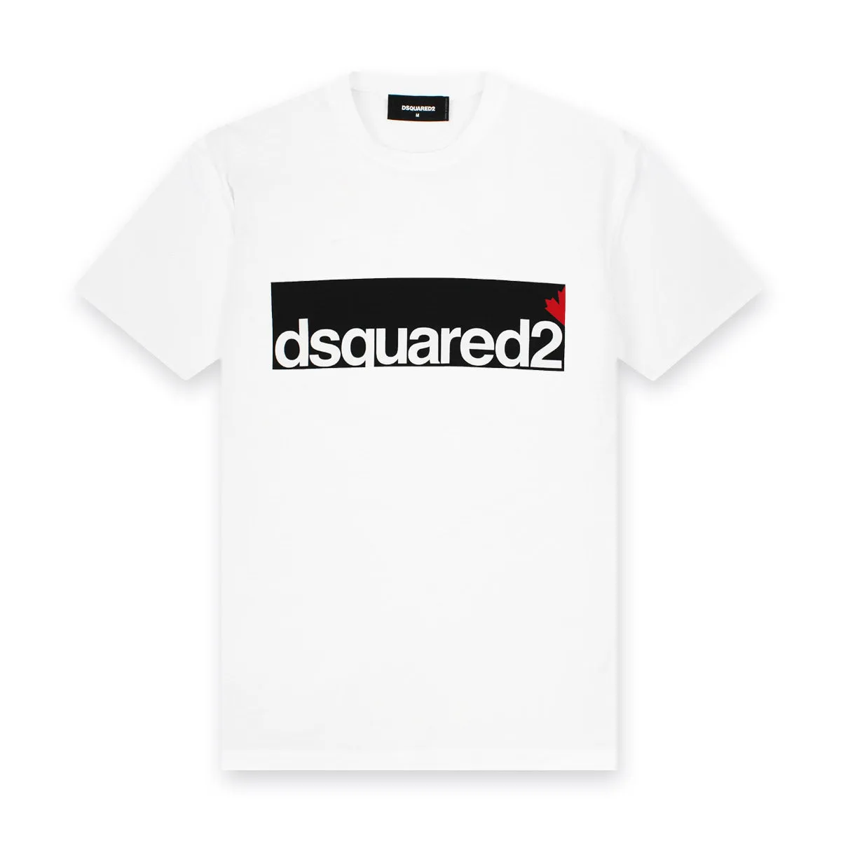 DSQUARED2 - D2 Tag Print T-Shirt in White