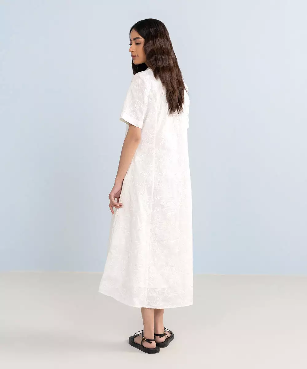 Embroidered Cotton Dress