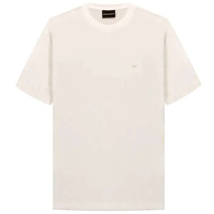 Emporio Armani Mini Eagle Logo Travel T-Shirt White