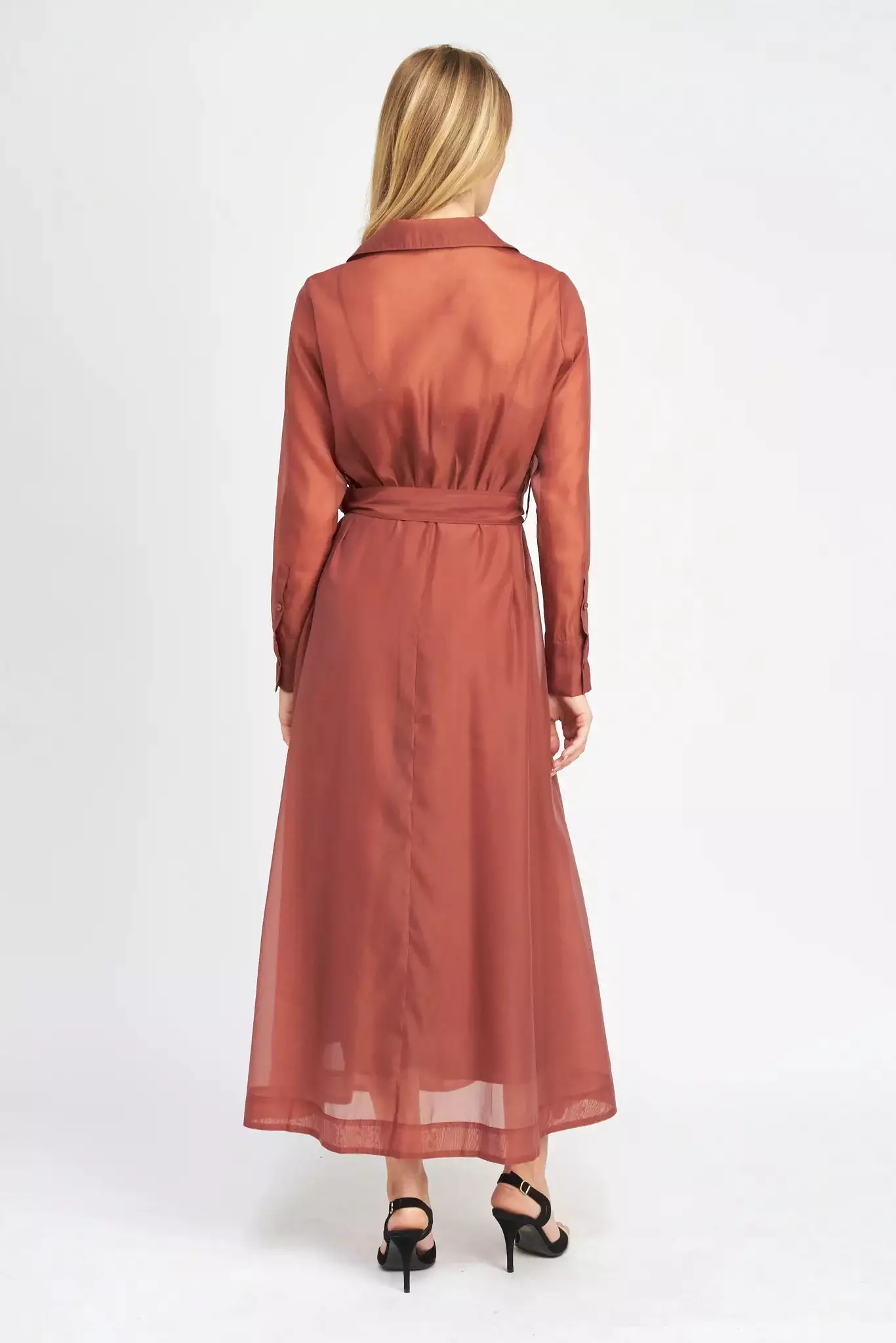 En Saison Claudette Maxi Shirt Dress