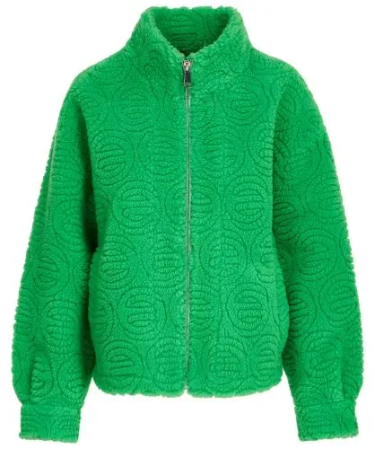 Essentiel Antwerp Green Faux Fur Either Jacket | Jules B