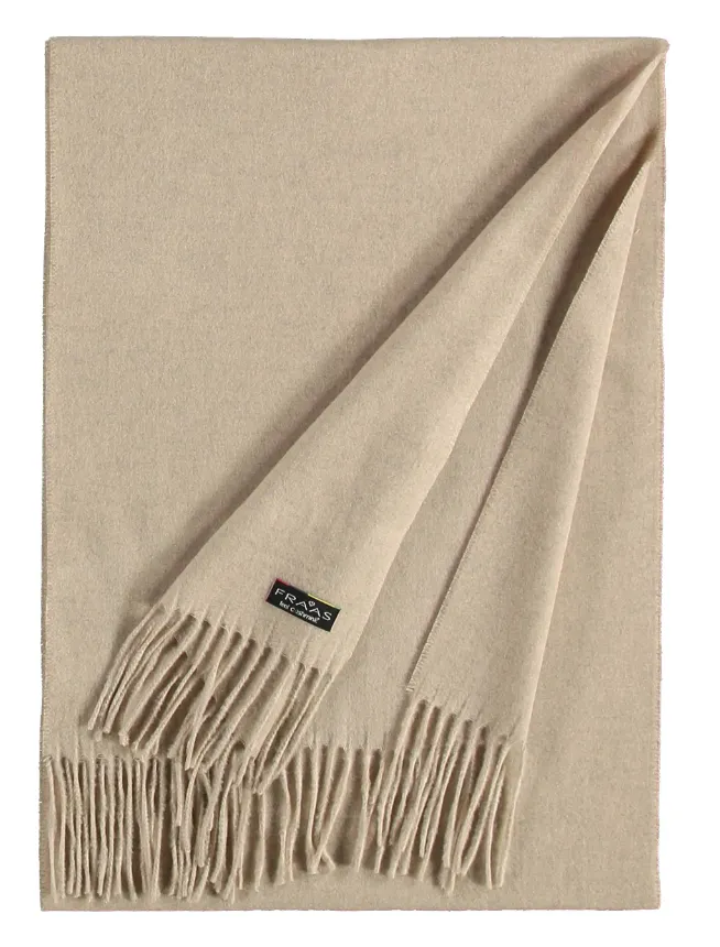 Fraas scarf 625119, cashmink solid oversized