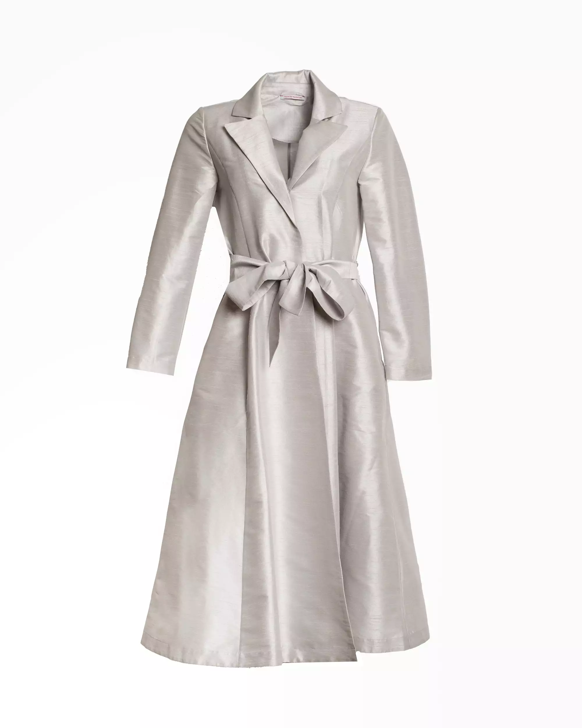 Frances Valentine Lucille Wrap Dress Silver