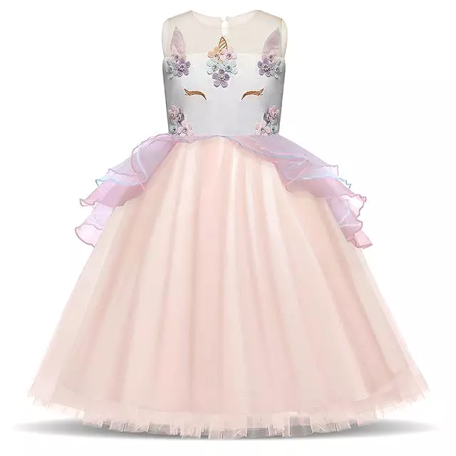 Girls Dress, Fairy Party Dress, Sleeveless