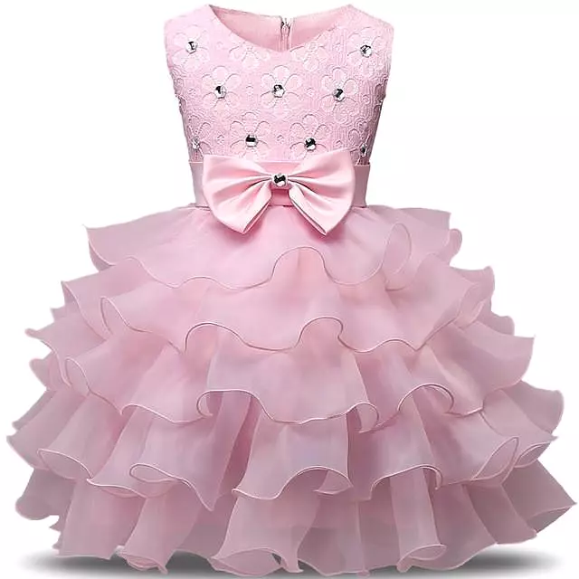 Girls Dress, Girls Party Dress For Kids 3-7 Yrs