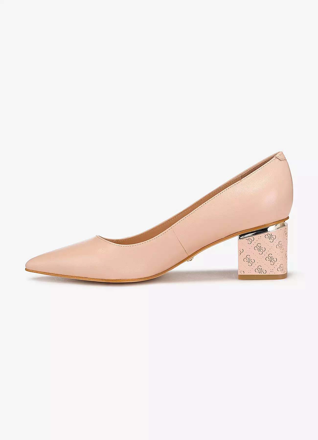 GUESS ZALEY BLOCK HEEL COURT SHOE - FINAL SALE ONLY