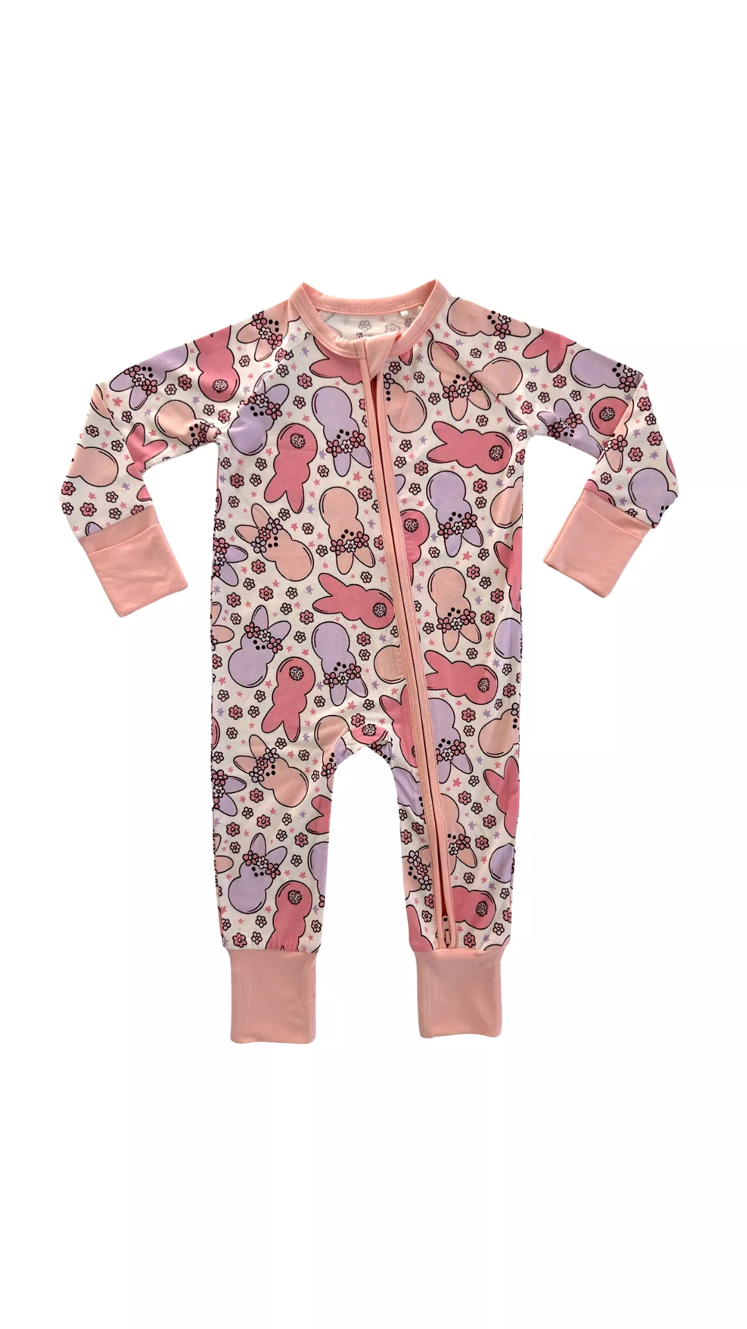 In My Jammers - Snuggle Bunny Zipper Romper