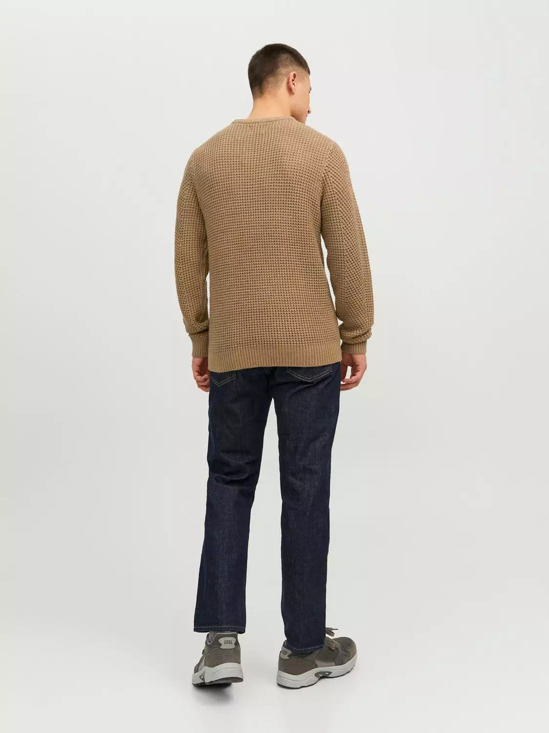 Jack & Jones Mens 'JJSTANDFORD' Crew Neck Knit Jumper