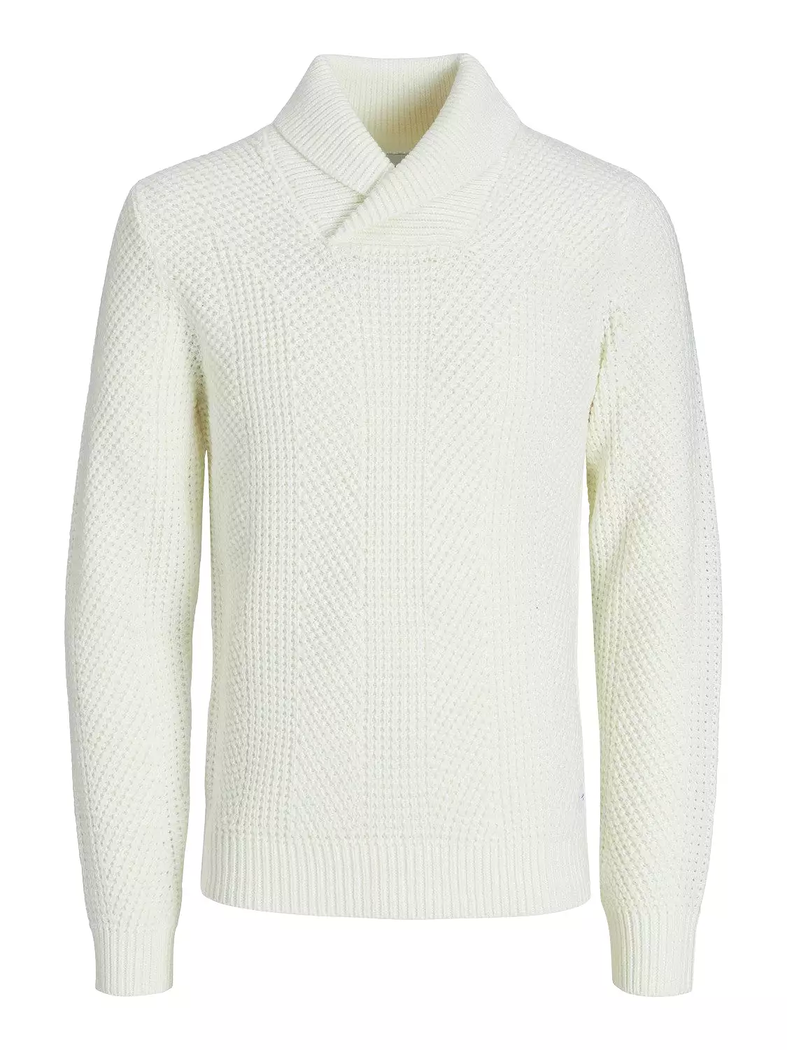 Jack & Jones Mens 'JJSTANDFORD' Shawl Neck Knit Jumper