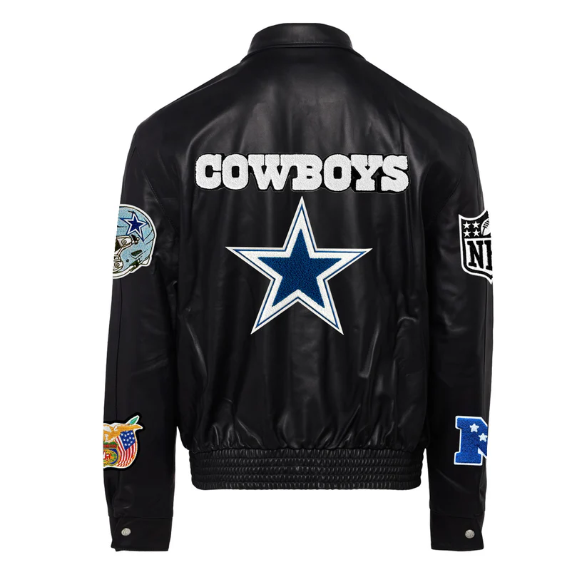 Jeff Hamilton Dallas Cowboys Full Leather Jacket