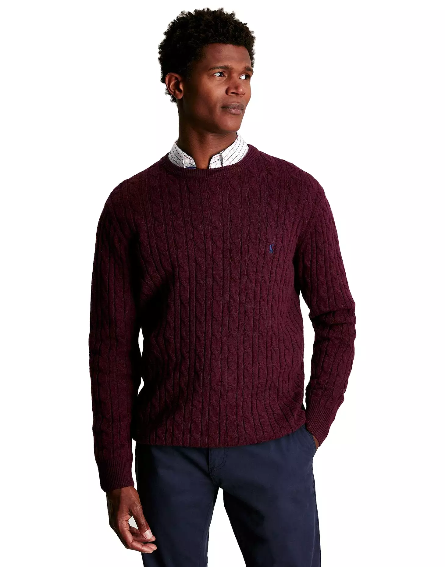 Joules Mens 'Glendale' Cable Knit Jumper