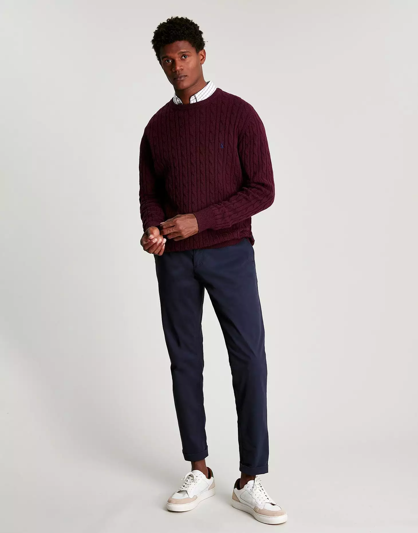 Joules Mens 'Glendale' Cable Knit Jumper