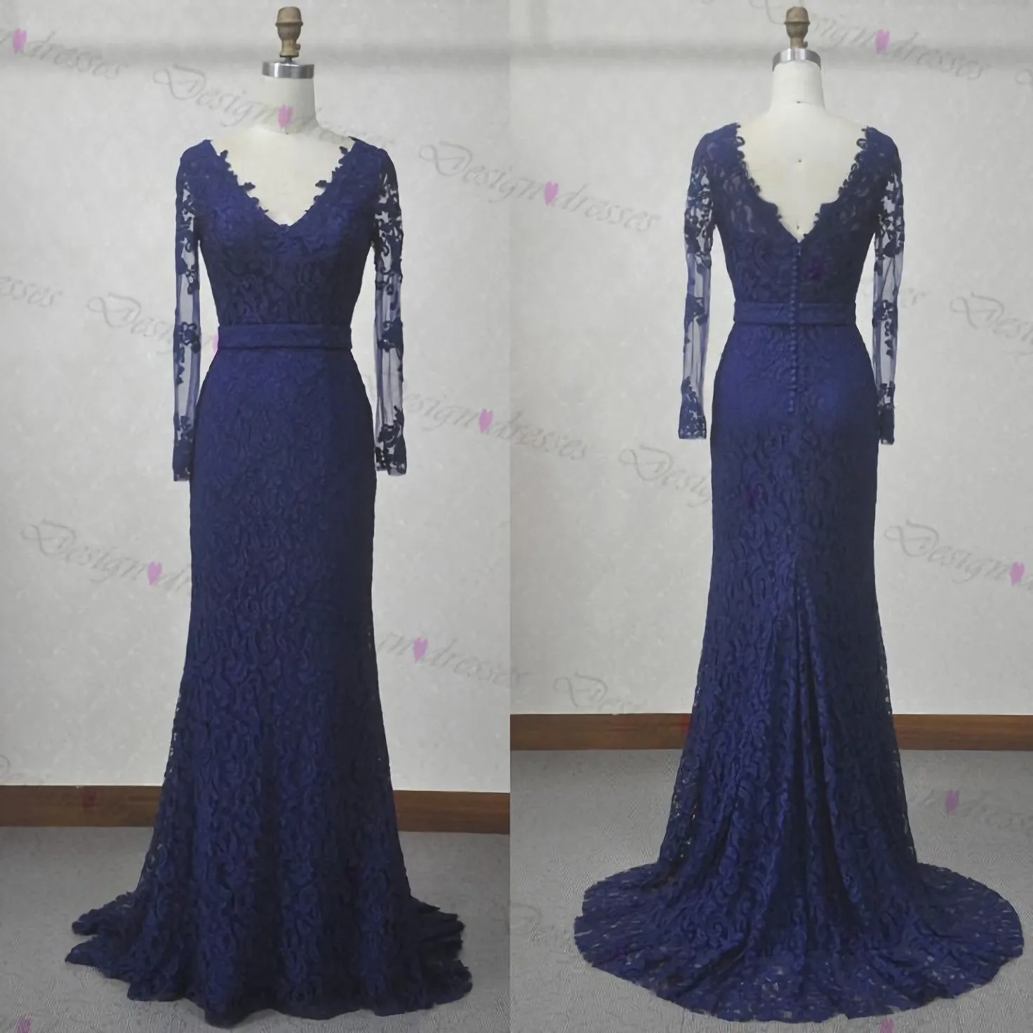 Lace Prom Dress, Long Sleeve Prom Dress, V Neck Prom Dress, Sexy Prom Dresses, Prom Dresses, 2024 Cheap Prom Dresses, Long Prom 