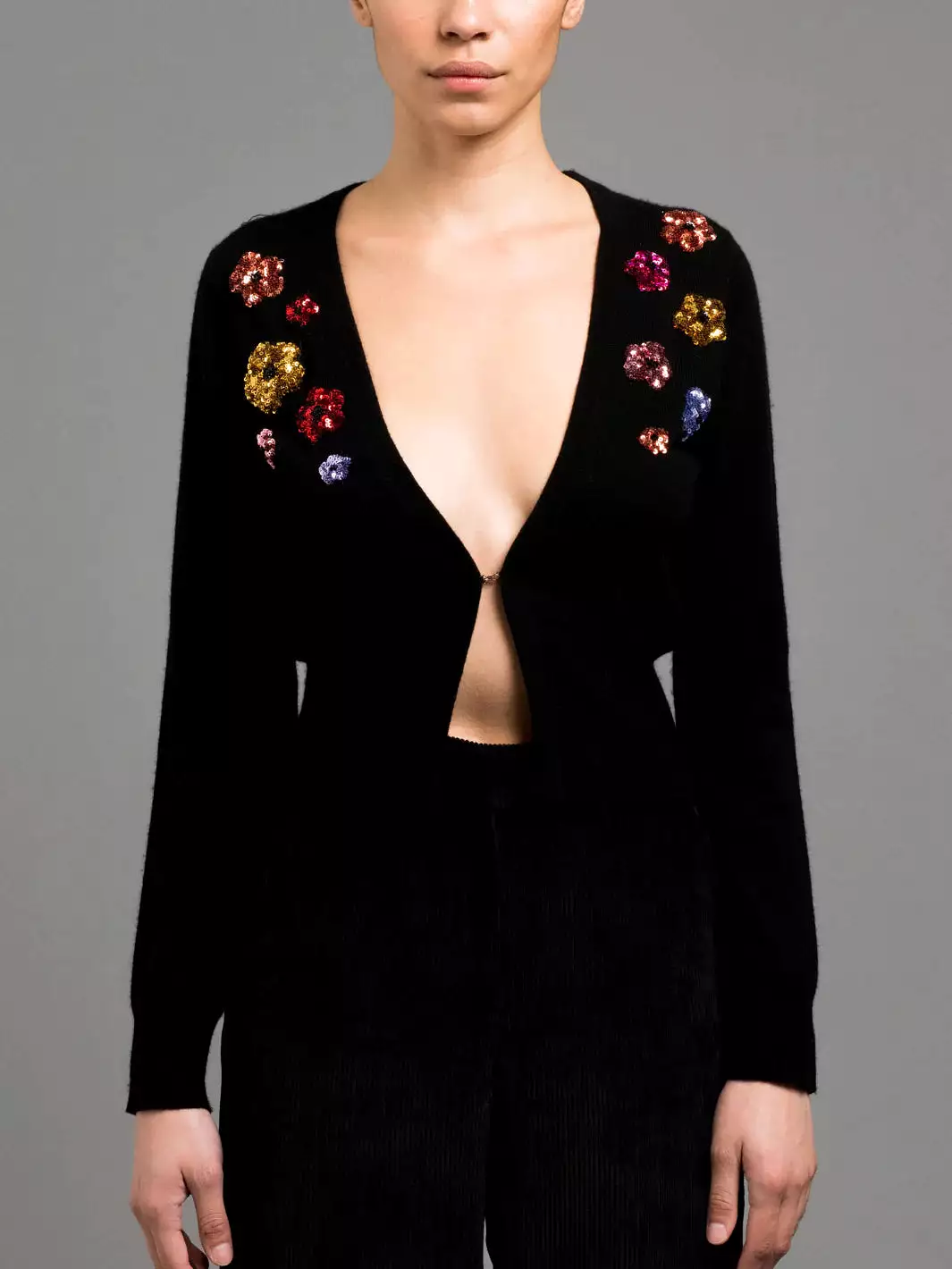 LE SUPERBE PISMO FLOWER CARDIGAN IN MURAKAMI FLOWER