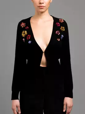 LE SUPERBE PISMO FLOWER CARDIGAN IN MURAKAMI FLOWER