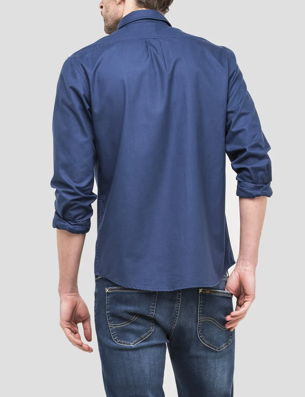 Lee Button Down Shirt - Midnight Blue