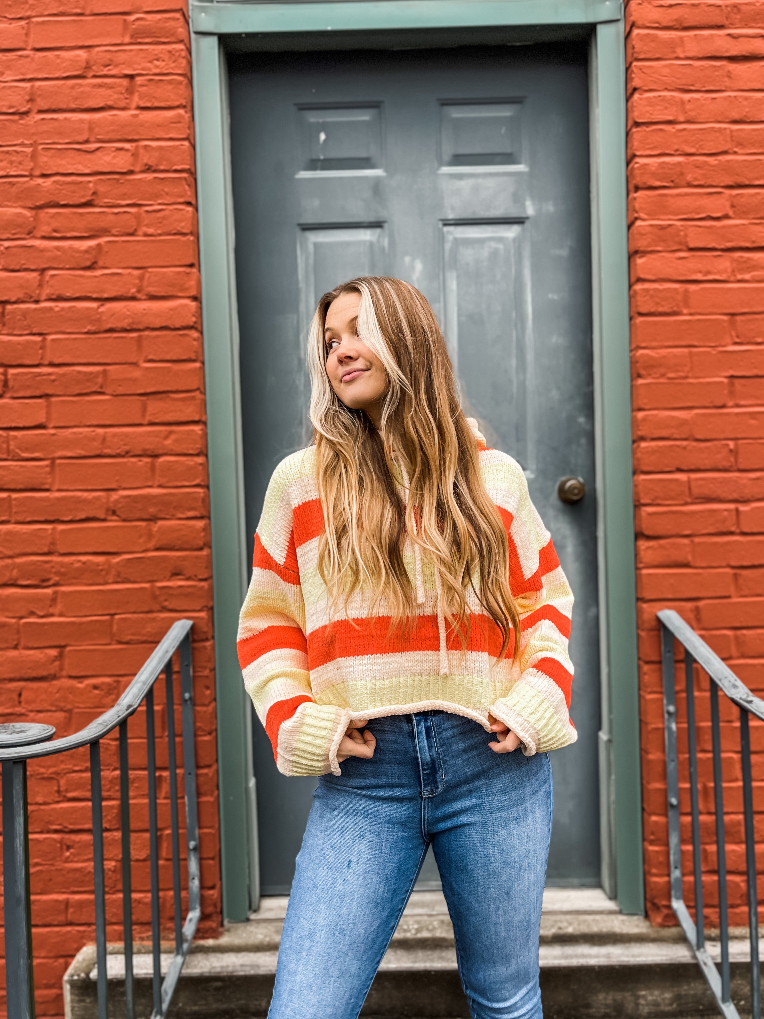 Lemon Drop Cropped Hoodie