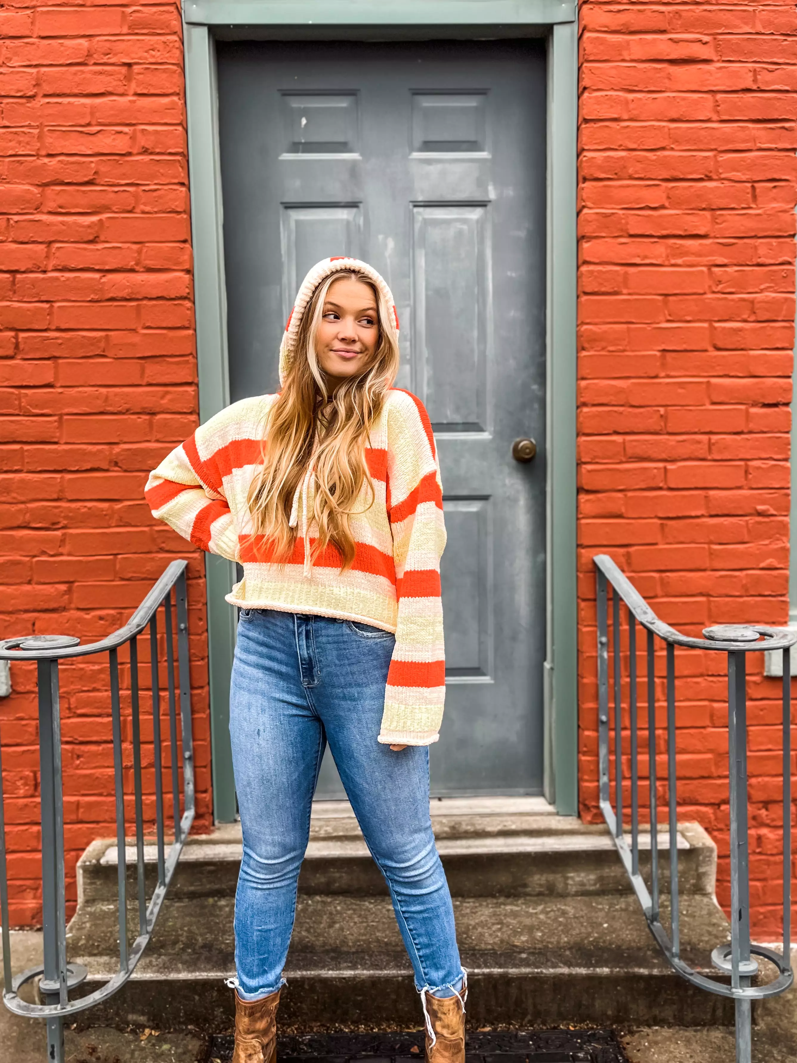 Lemon Drop Cropped Hoodie