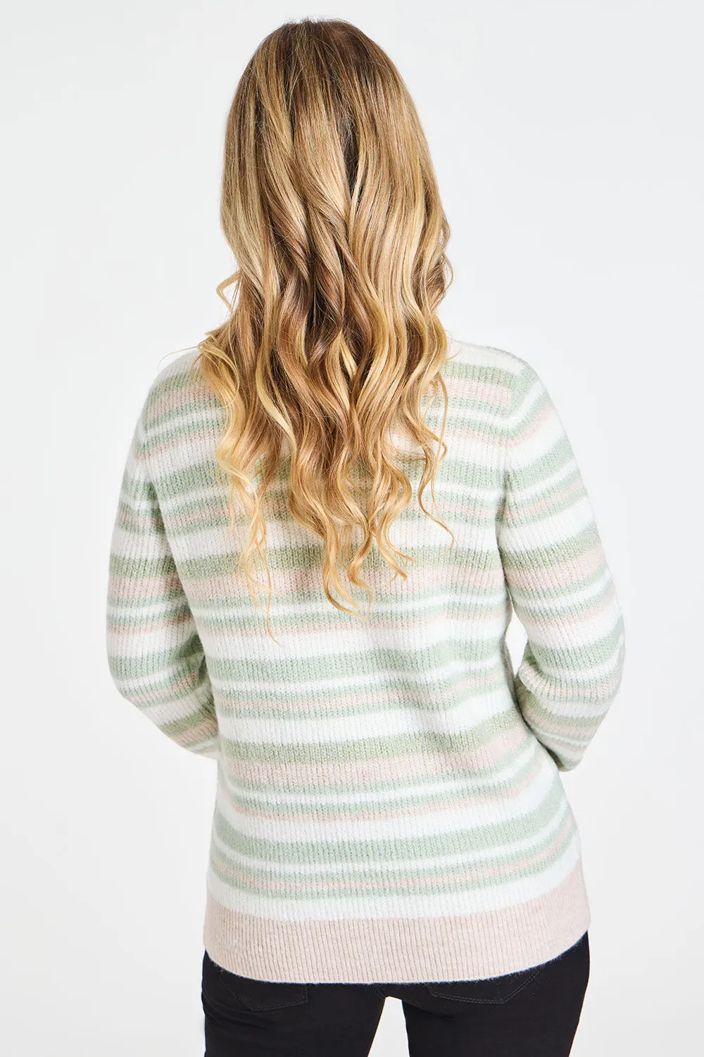 Long Sleeve Stripe Knit Jumper