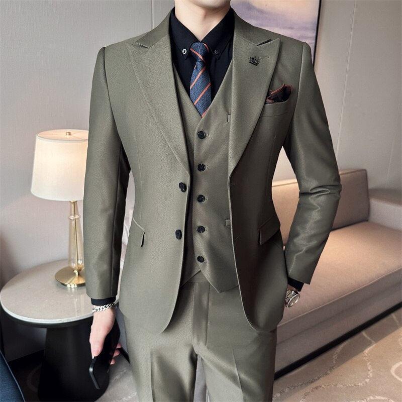 Marco Formal Business Three Piece Suit