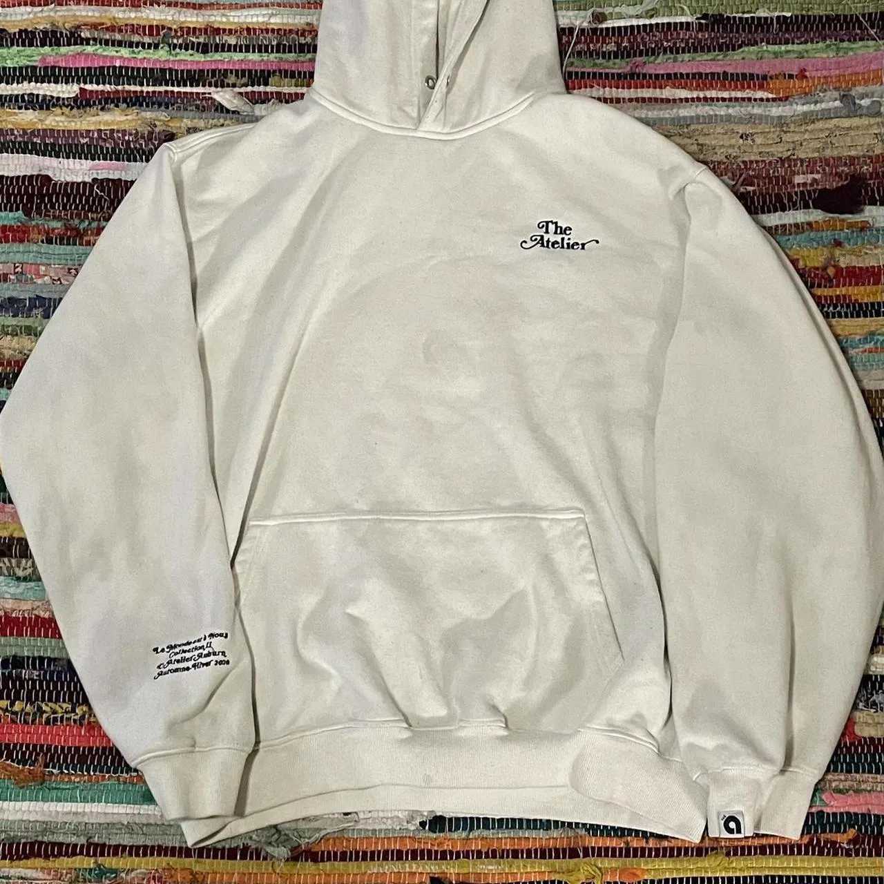 Men's Cream Hoodie