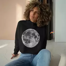 Moon Child Crop Hoodie