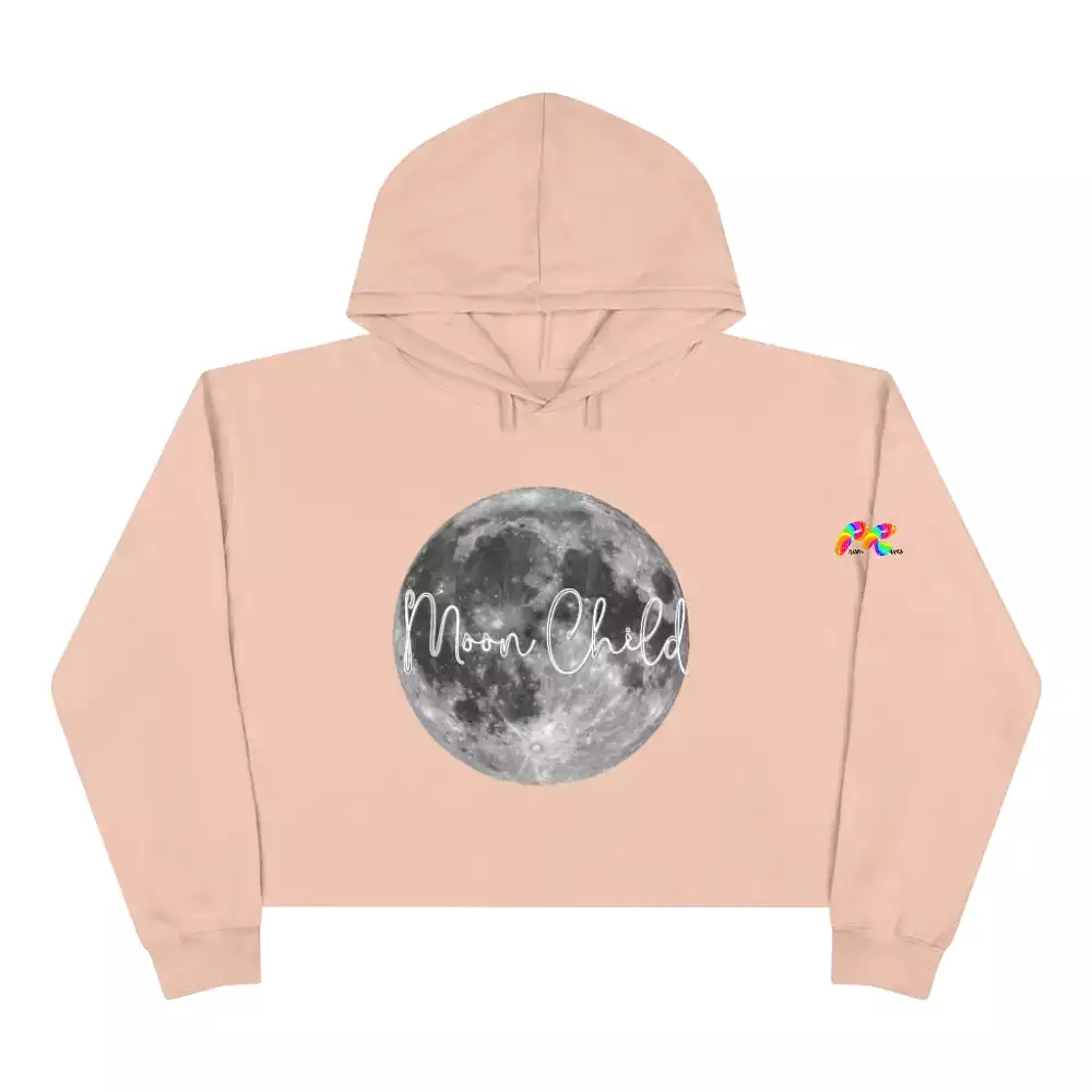 Moon Child Crop Hoodie