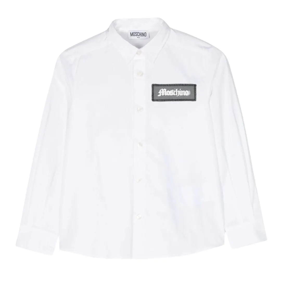 Moschino Shirt Logo White